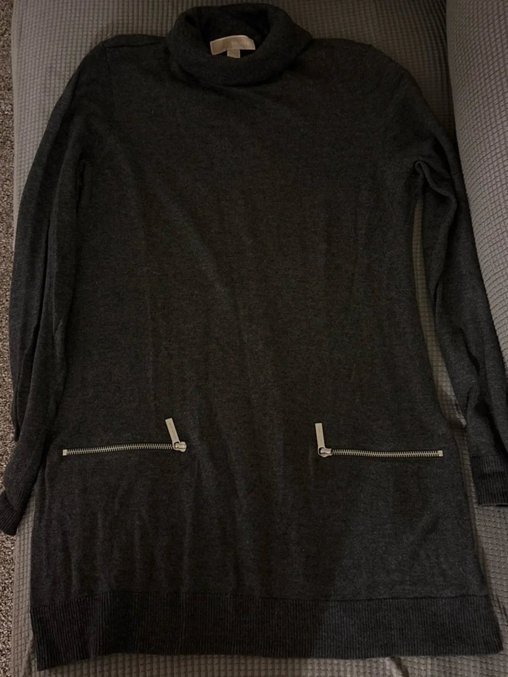 Michael Kors Women Charcoal Turtleneck Sweater